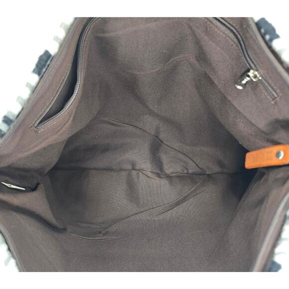 Twisted X Western Boho Wool Saddle Blanket Bag – Grey Multi - Picture 5 of 7